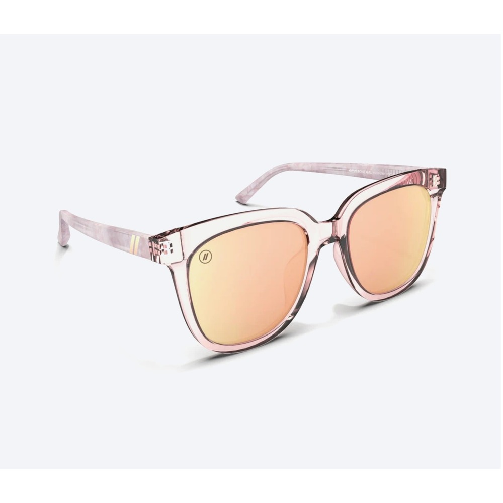New Blenders Gemstone Gal Sunglasses OS Pink Polarized Rose Gold Grove Eyewear